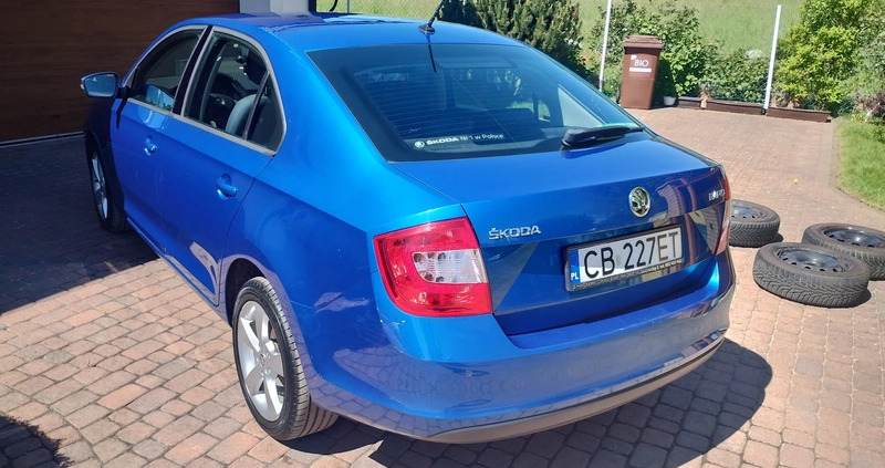 Skoda RAPID cena 28500 przebieg: 255316, rok produkcji 2015 z Bydgoszcz małe 92